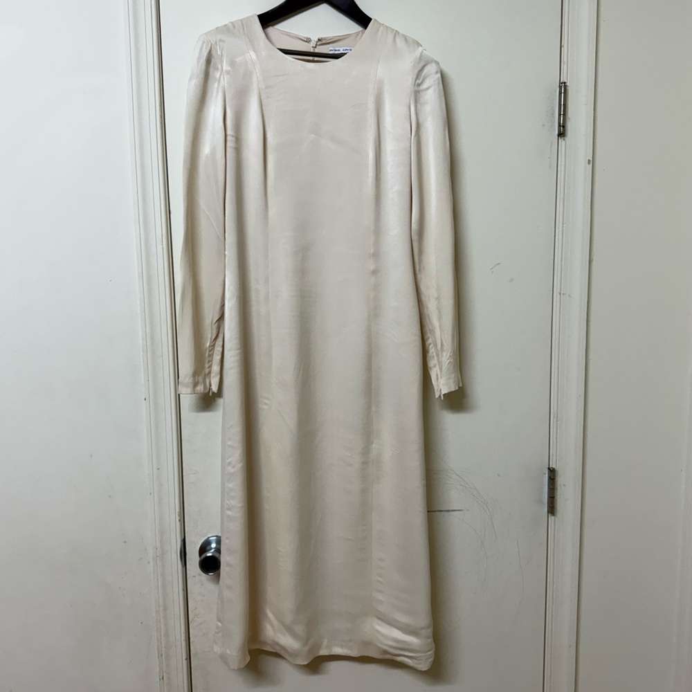& Other Stories Cream Long Sleeve Dress